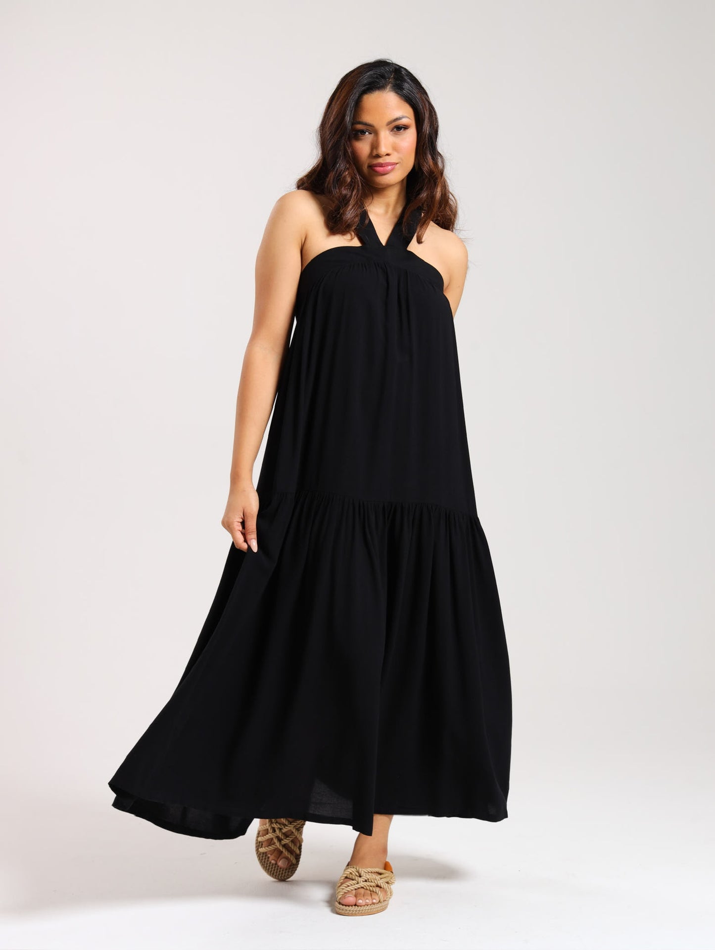 CABO MAXI DRESS / EBONY