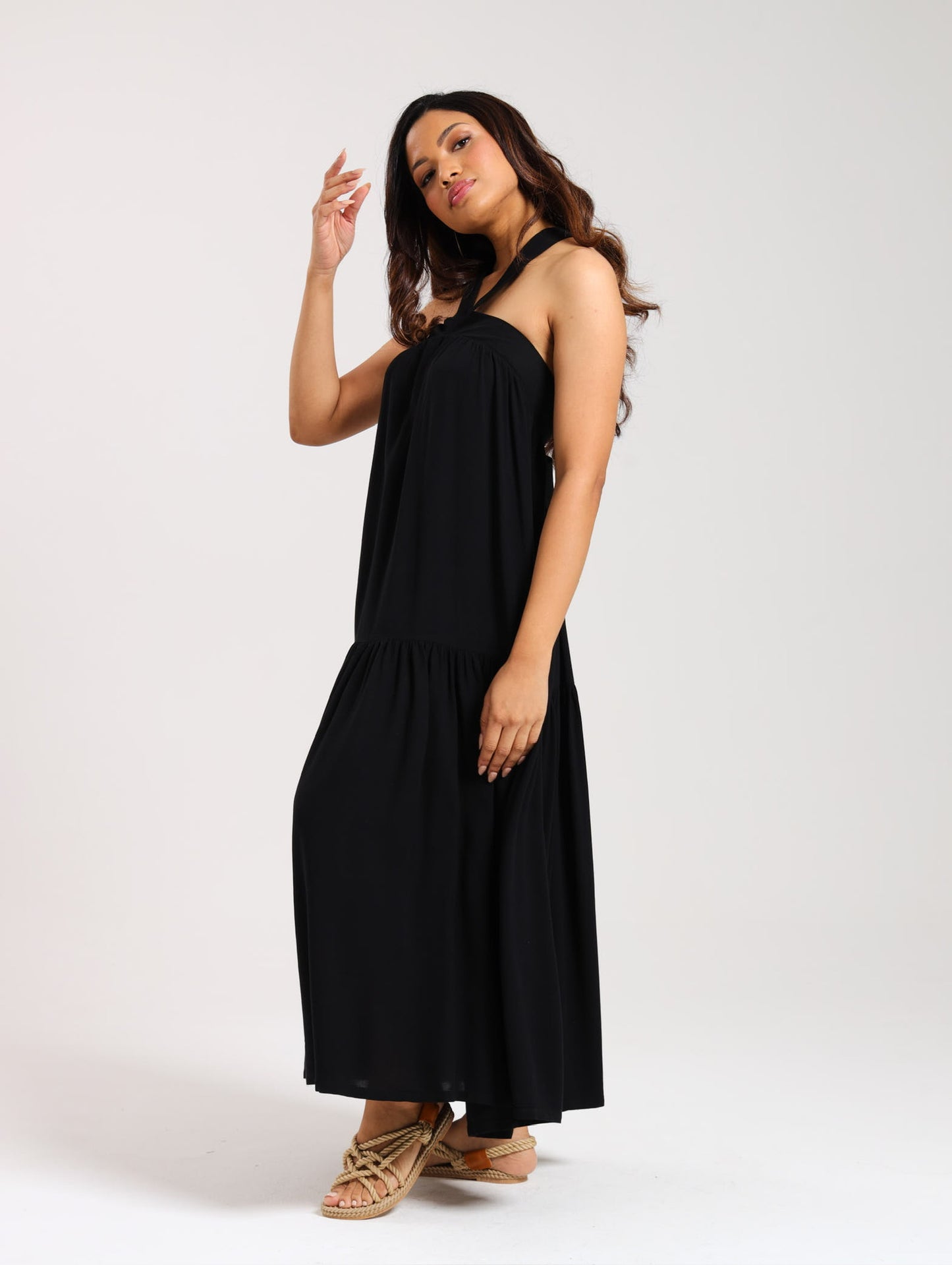 CABO MAXI DRESS / EBONY
