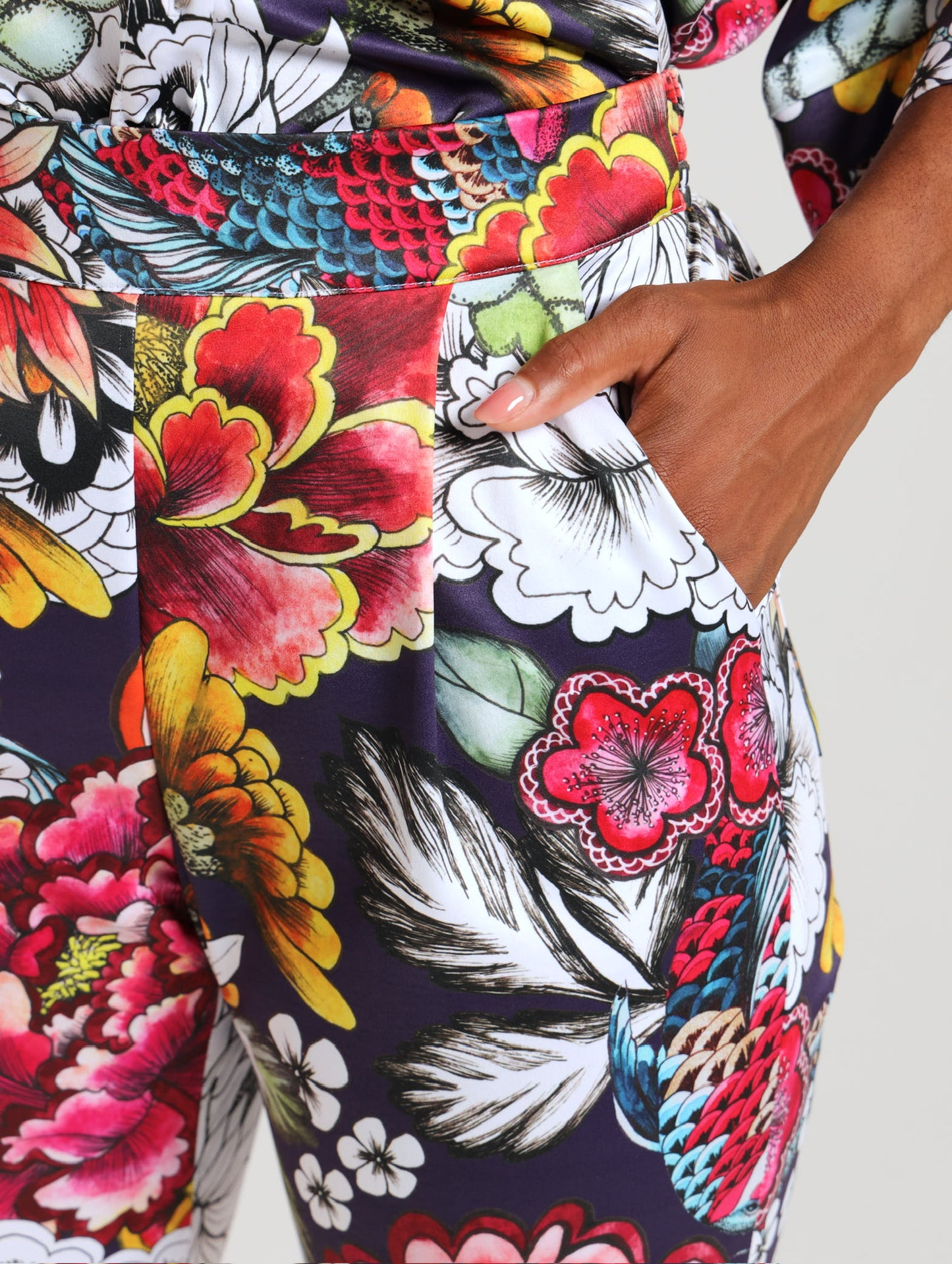 CIGAR PANTS / SAVANNA FLORA