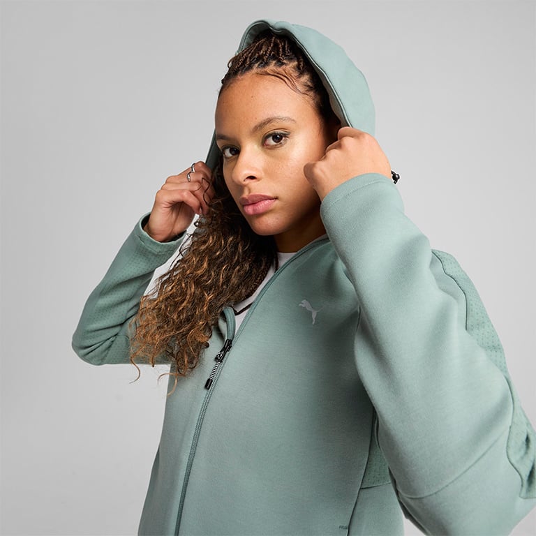 PUMA / EVOSTRIPE FULL ZIP HOODIE