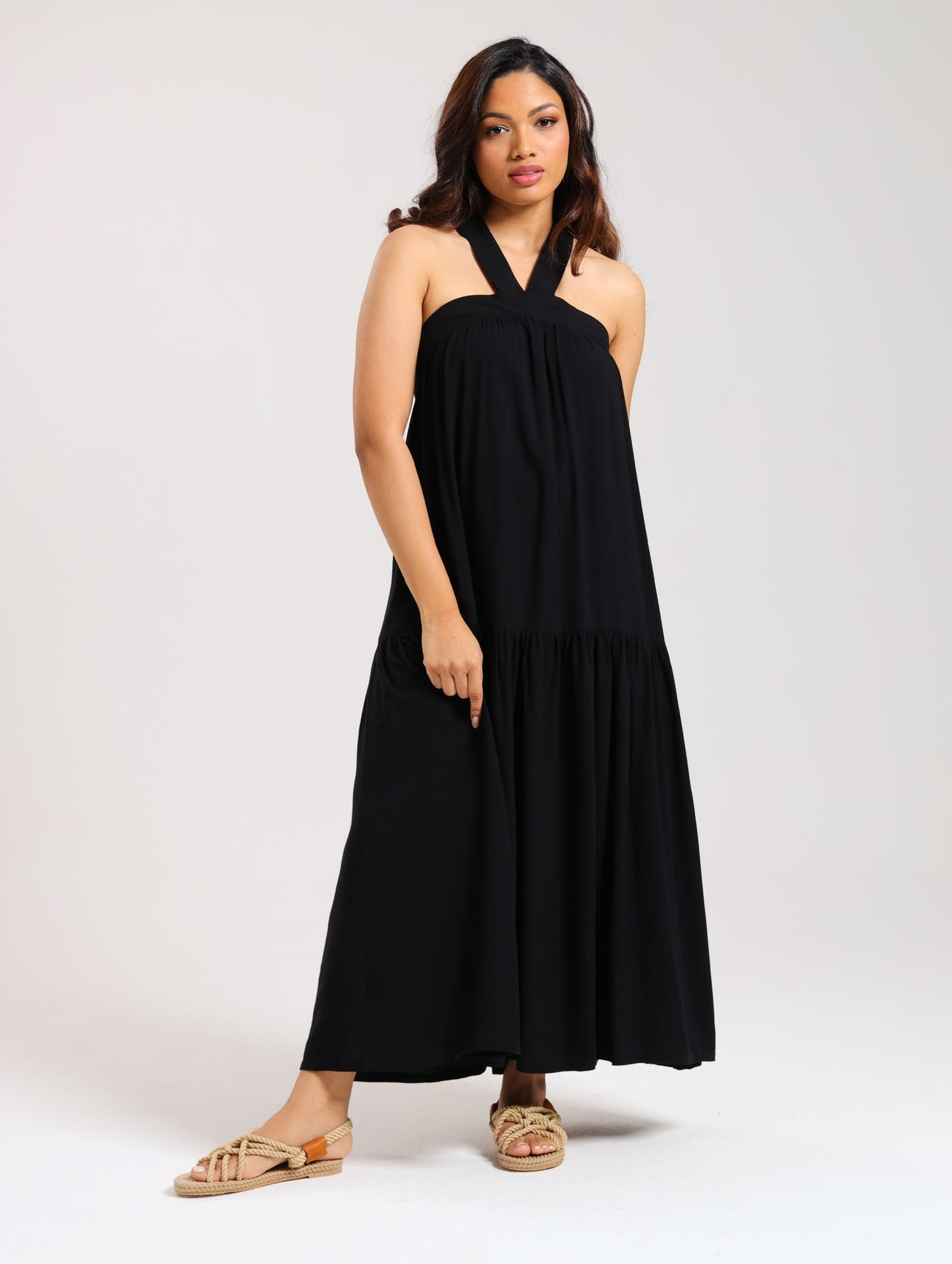 CABO MAXI DRESS / EBONY