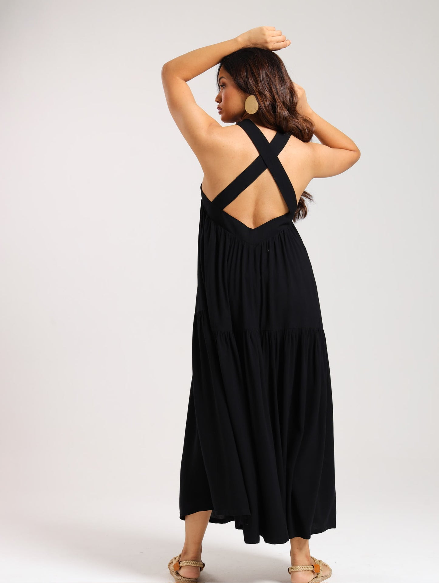 CABO MAXI DRESS / EBONY