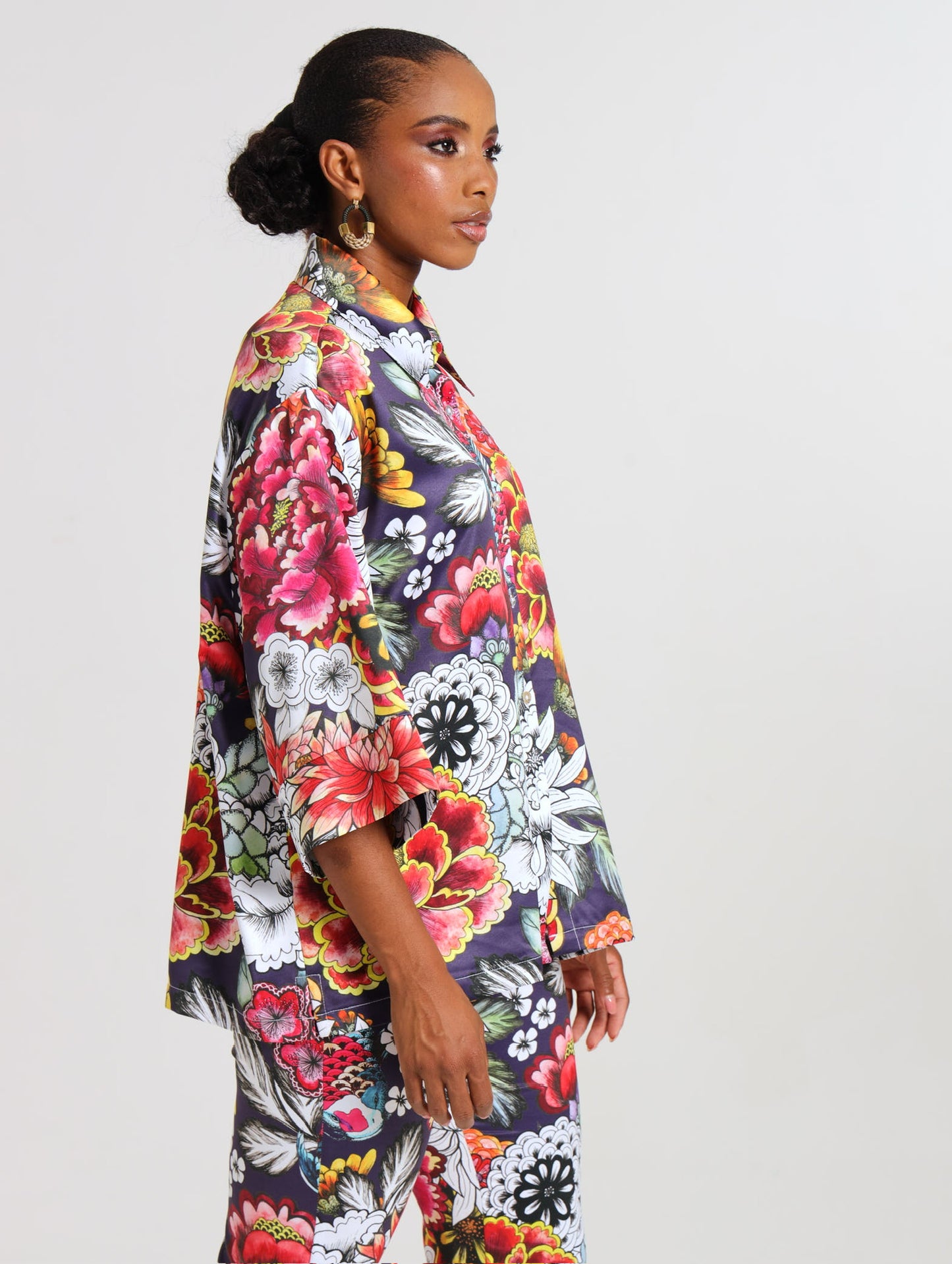 BOXY SHACKET / SAVANNA FLORA