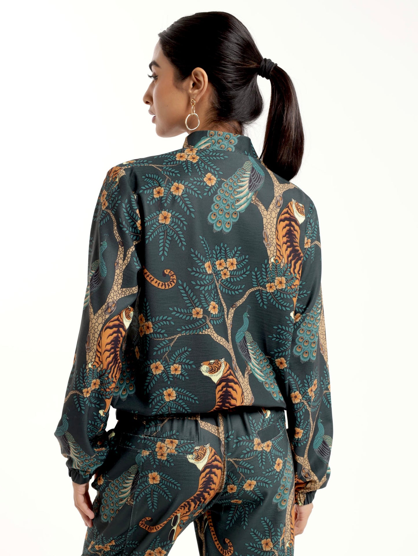 BOMBER JACKET / Cherry Blossom Tiger