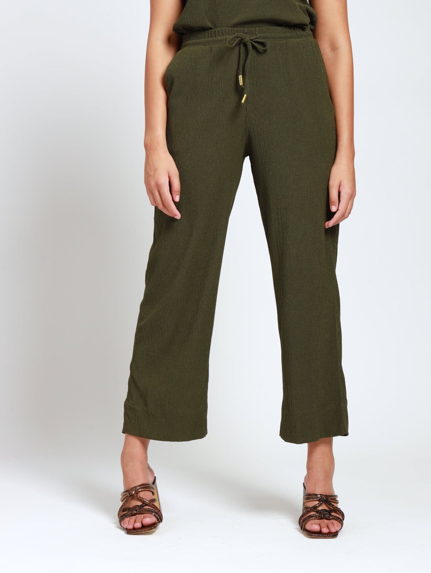 DRAWSTRING PANTS / YORYU KHAKI