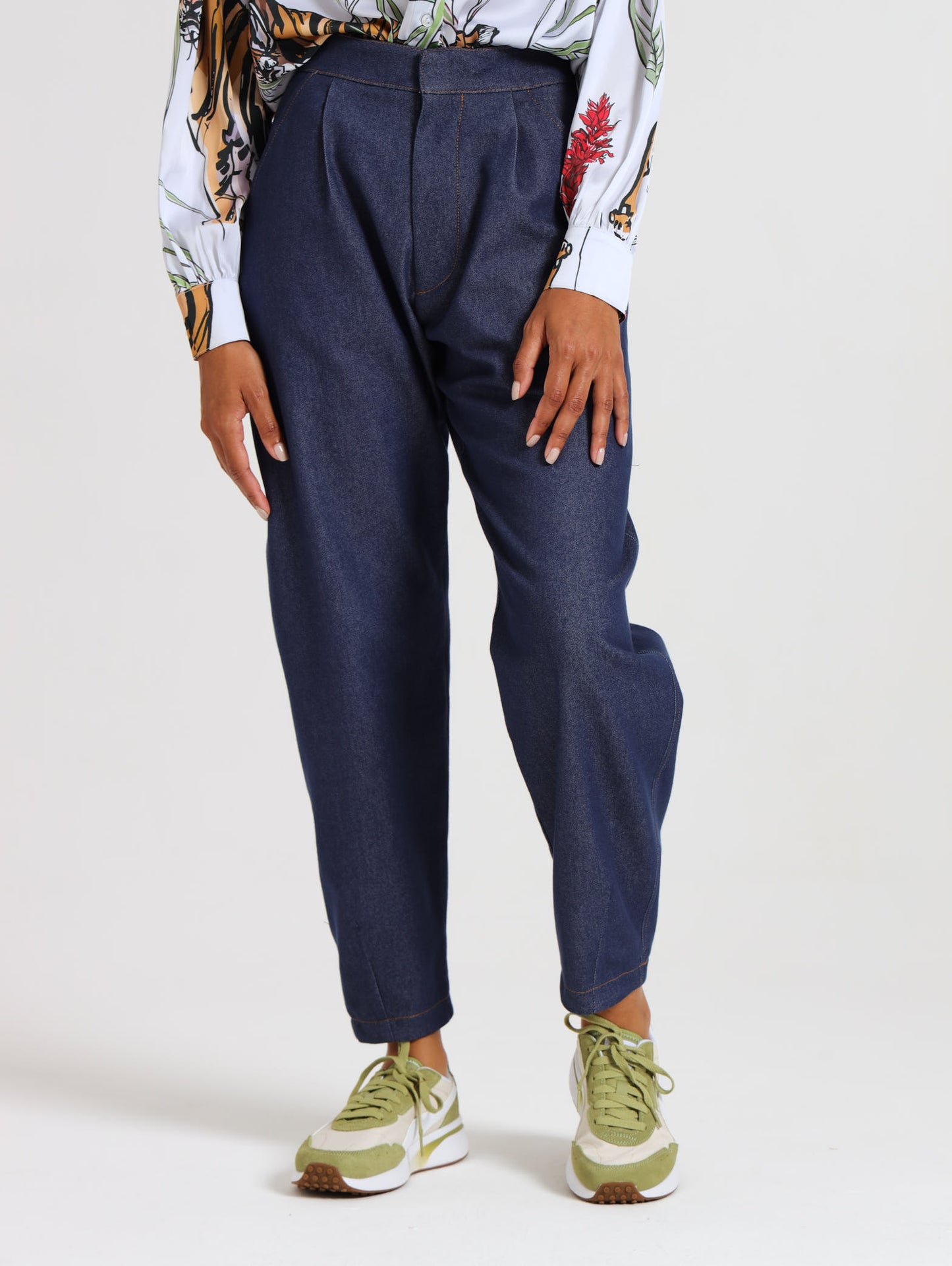 TAPERED PANTS / DENIM