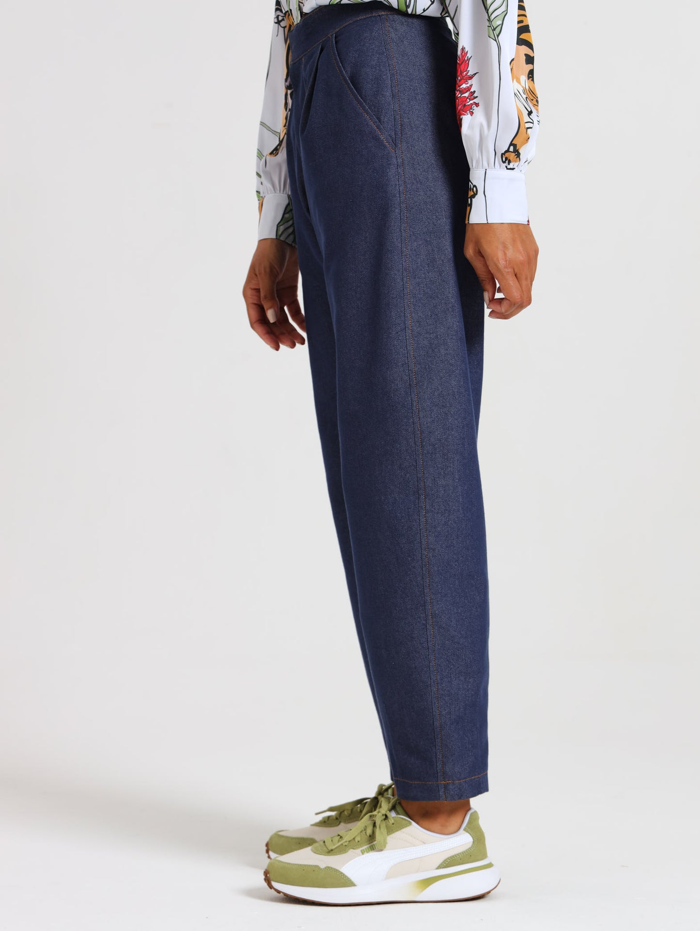 TAPERED PANTS / DENIM