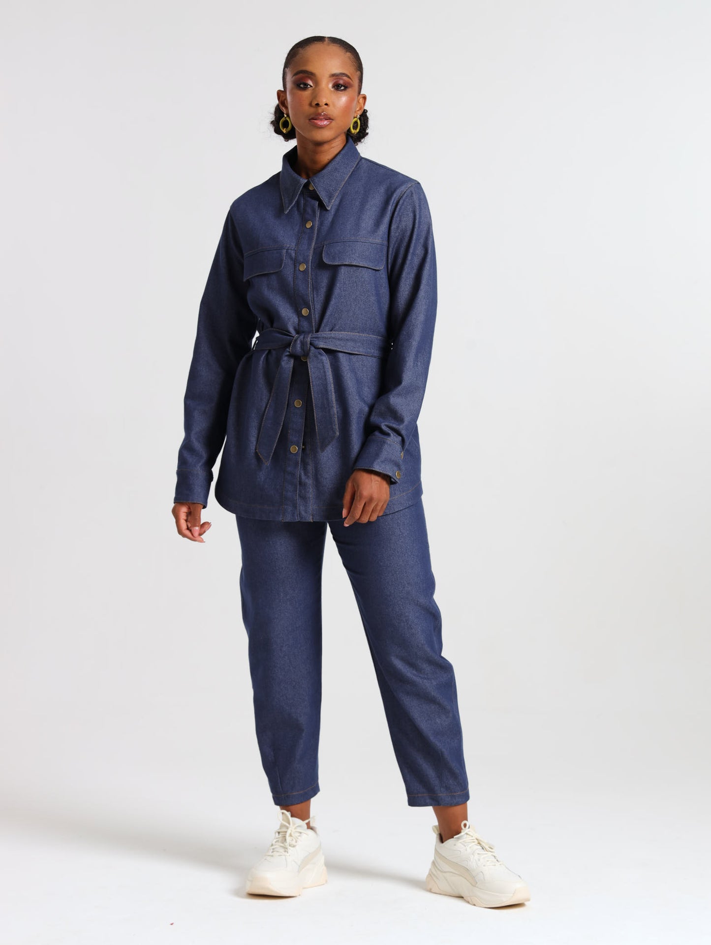 RELAXED SHACKET / DENIM