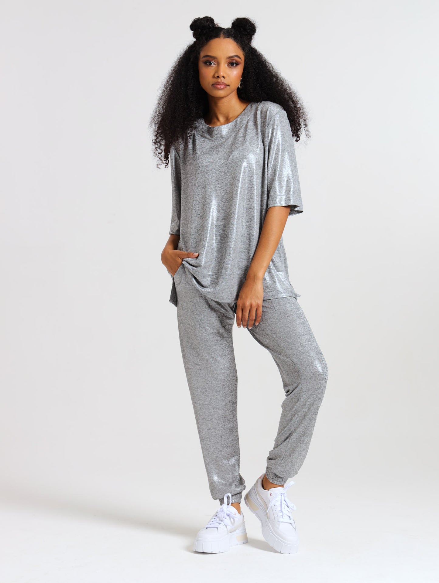 RELAXED JOGGERS / FOIL