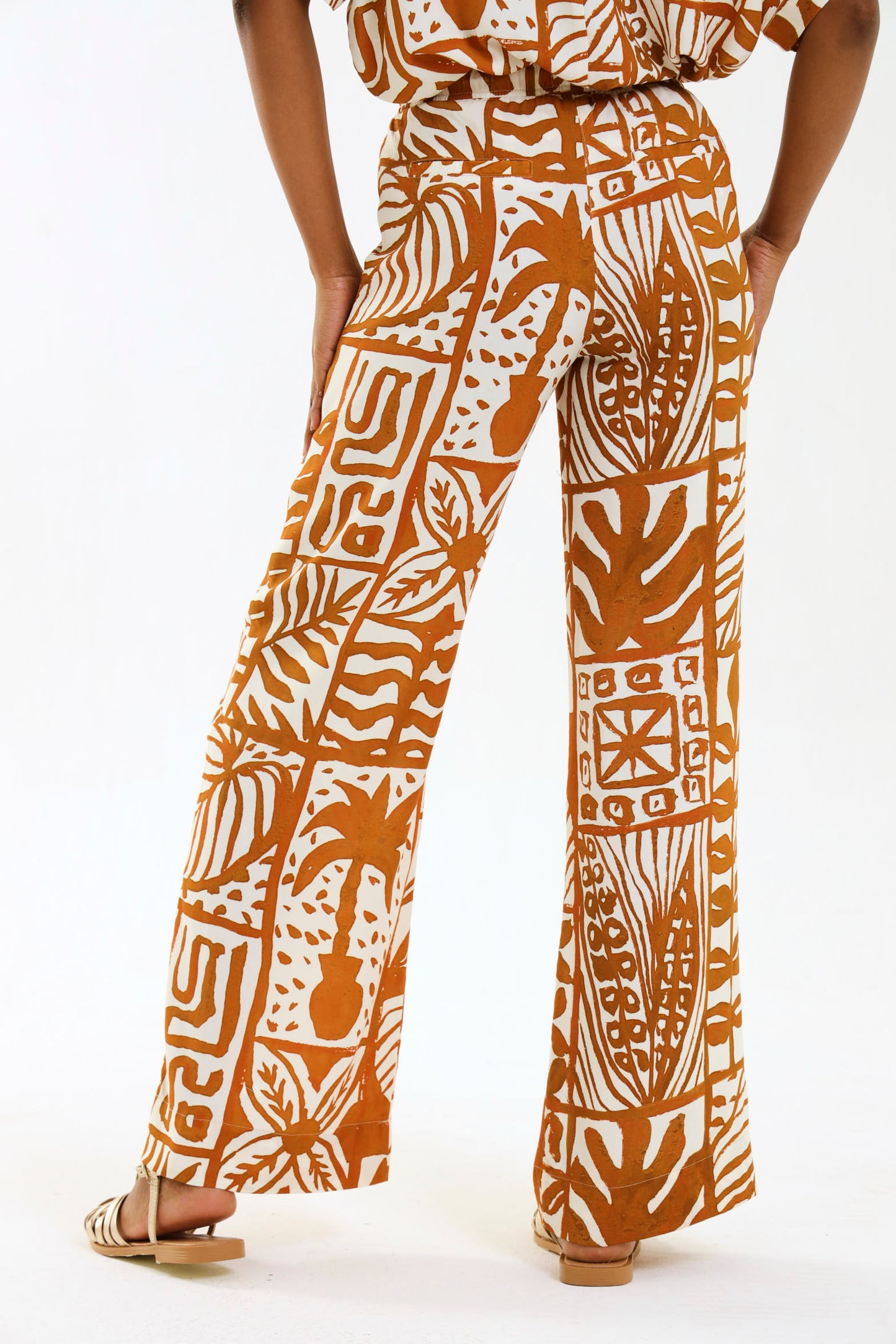 DRAWSTRING PANTS / TERRAPRINT