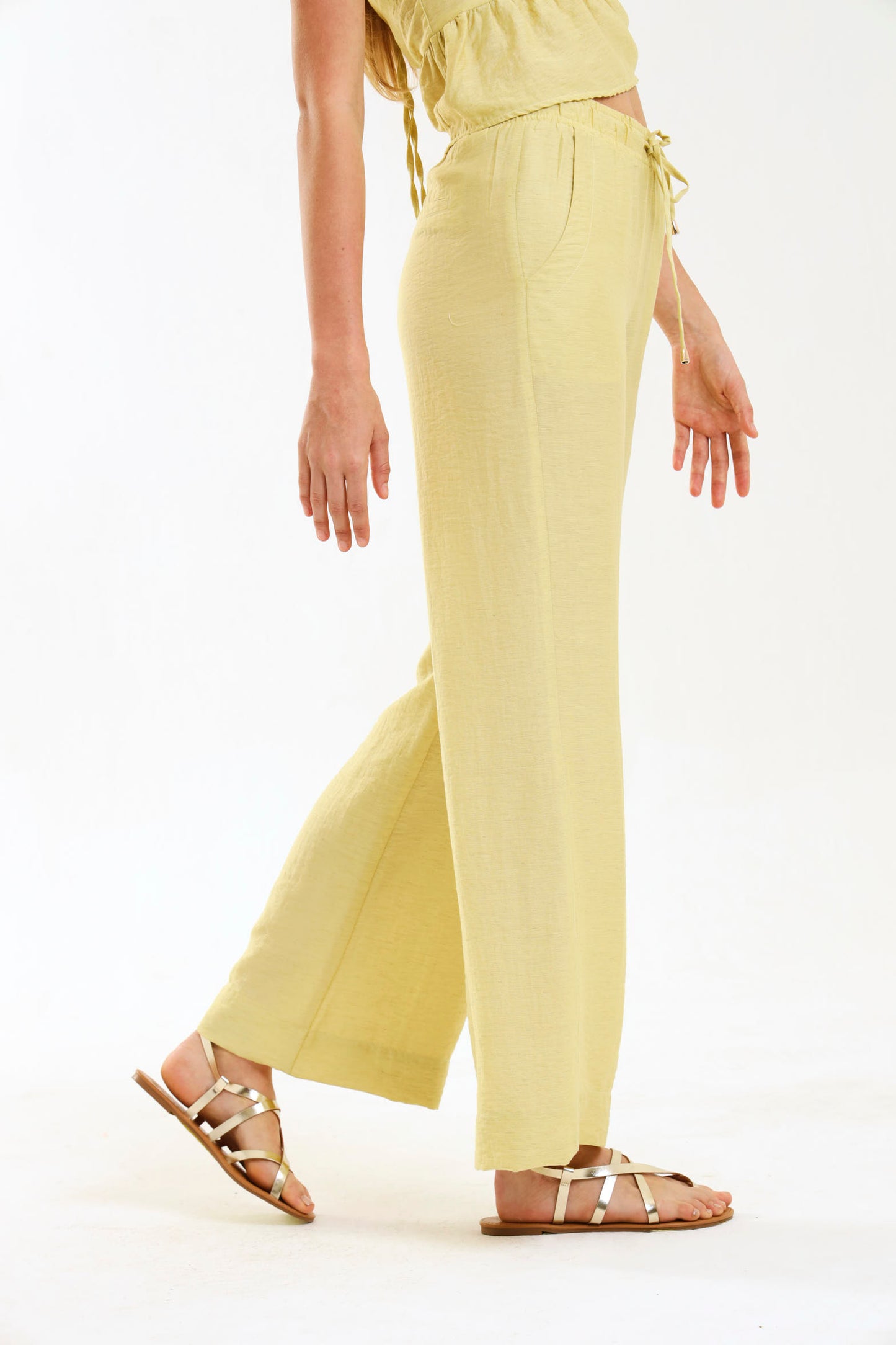 DRAWSTRING PANTS / MISTED MARIGOLD