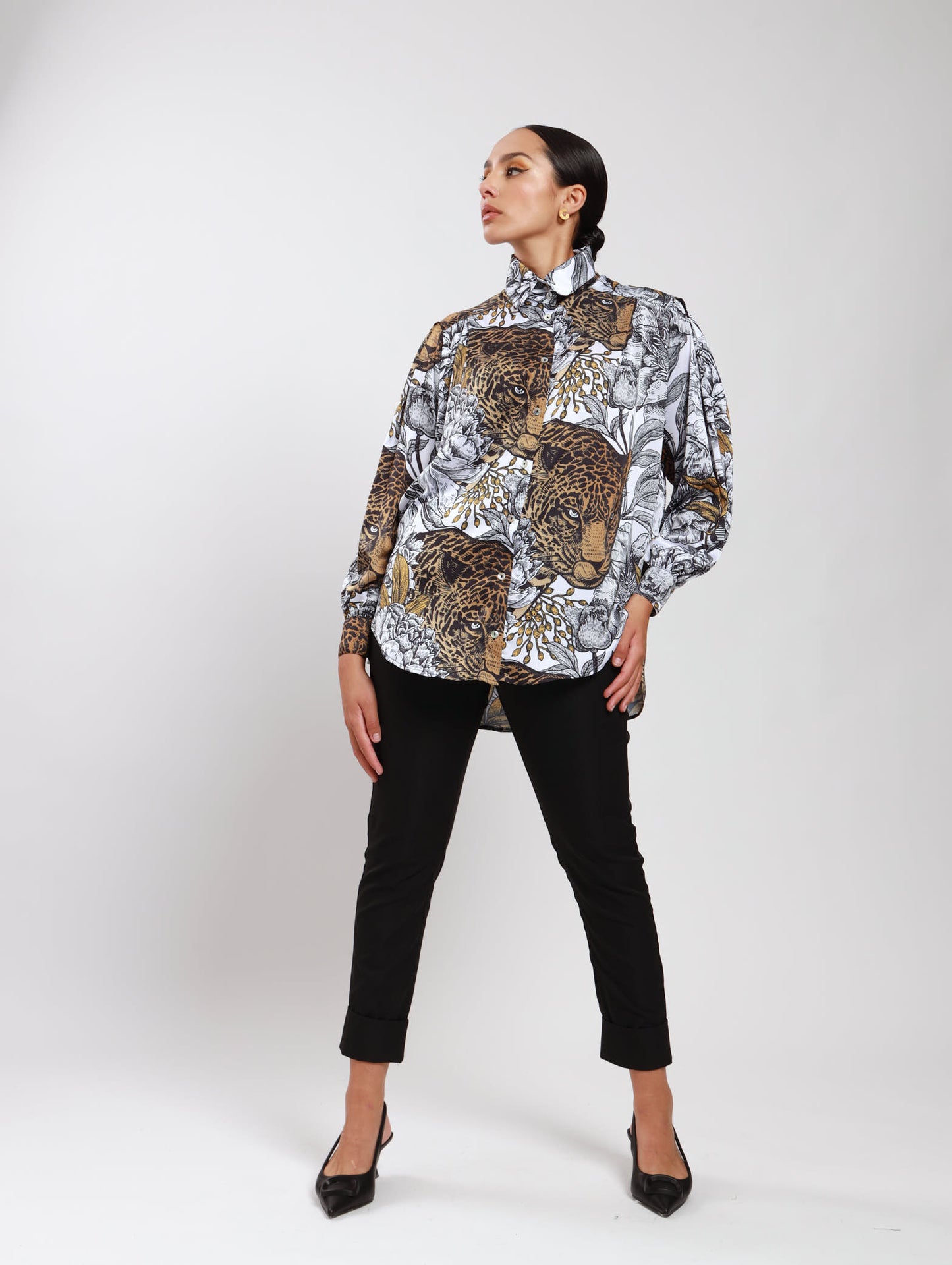 OS BOYFRIEND TOP / PEONY TIGER
