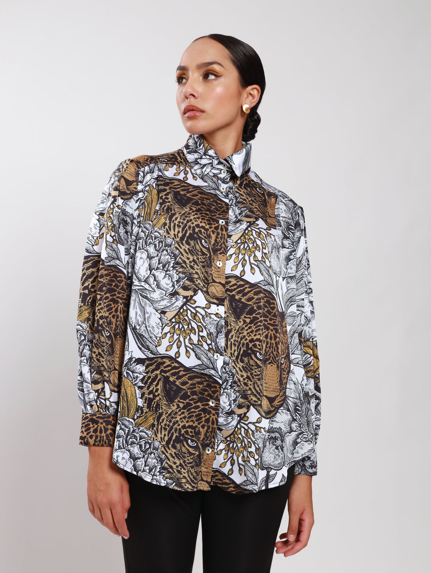 OS BOYFRIEND TOP / PEONY TIGER