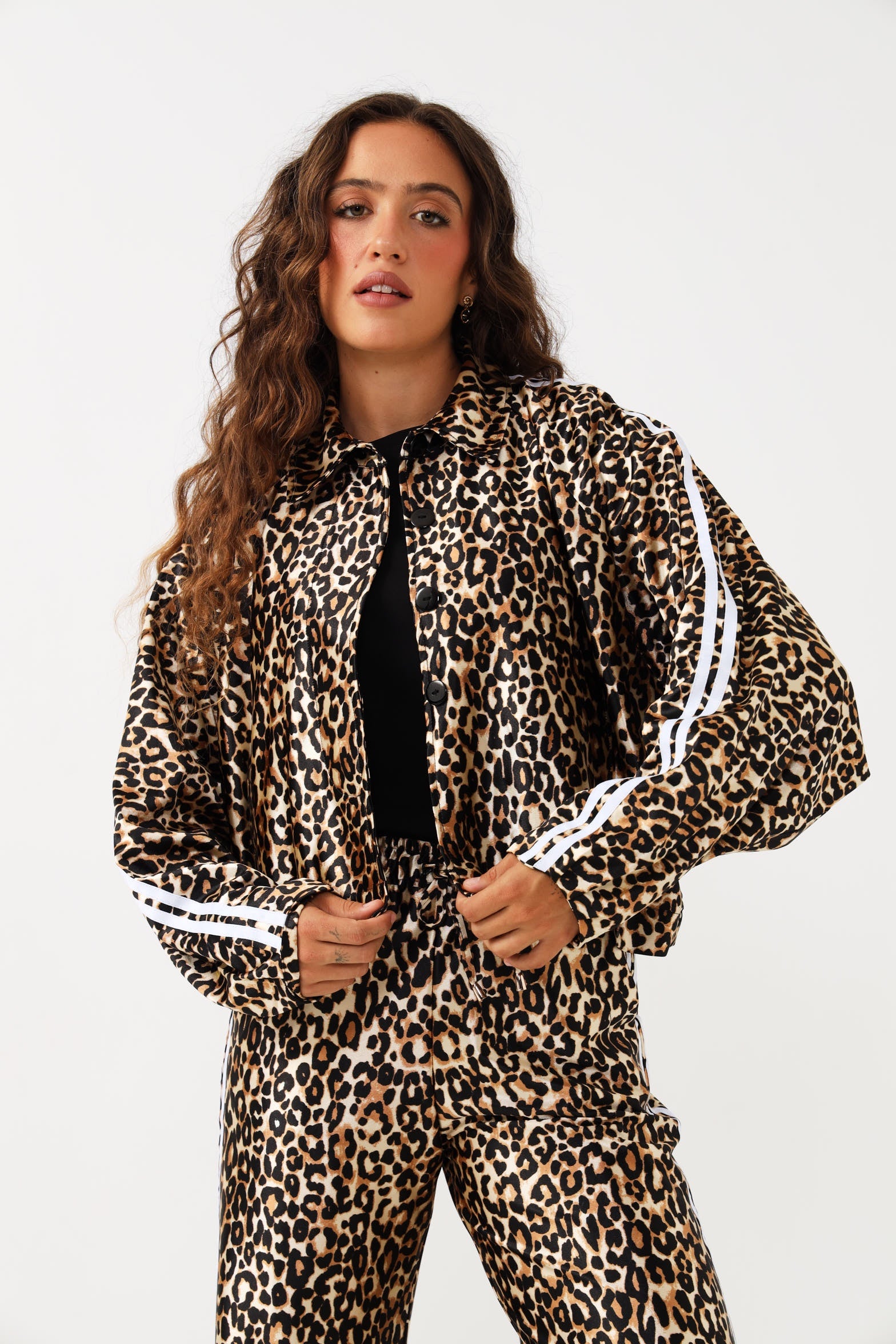 Y2K ROEN×semantic leopard riders jacket BATWING CROPPED JACKET / LUXE LEOPARD – MUZE