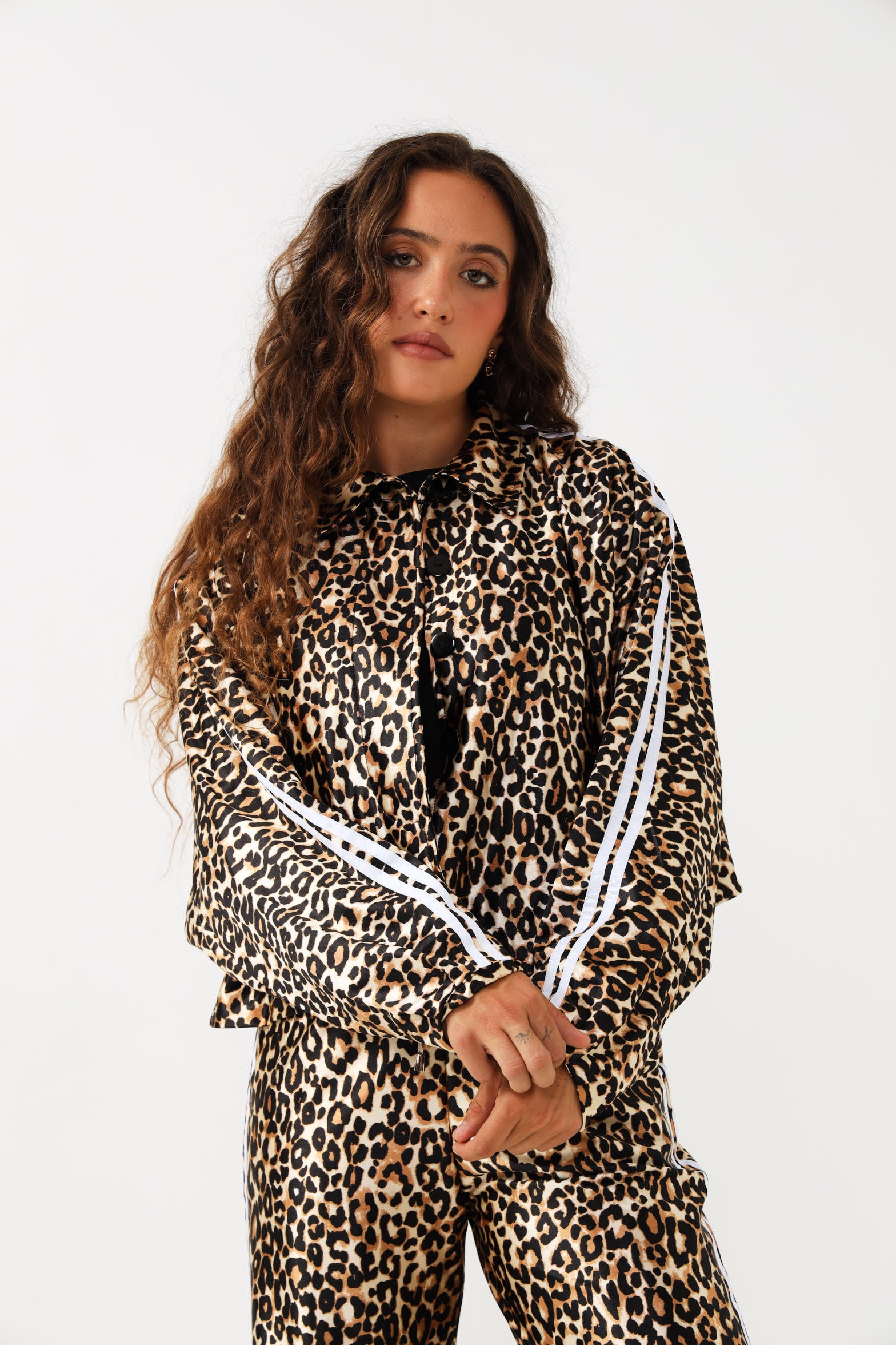 BATWING CROPPED JACKET / LUXE LEOPARD – MUZE