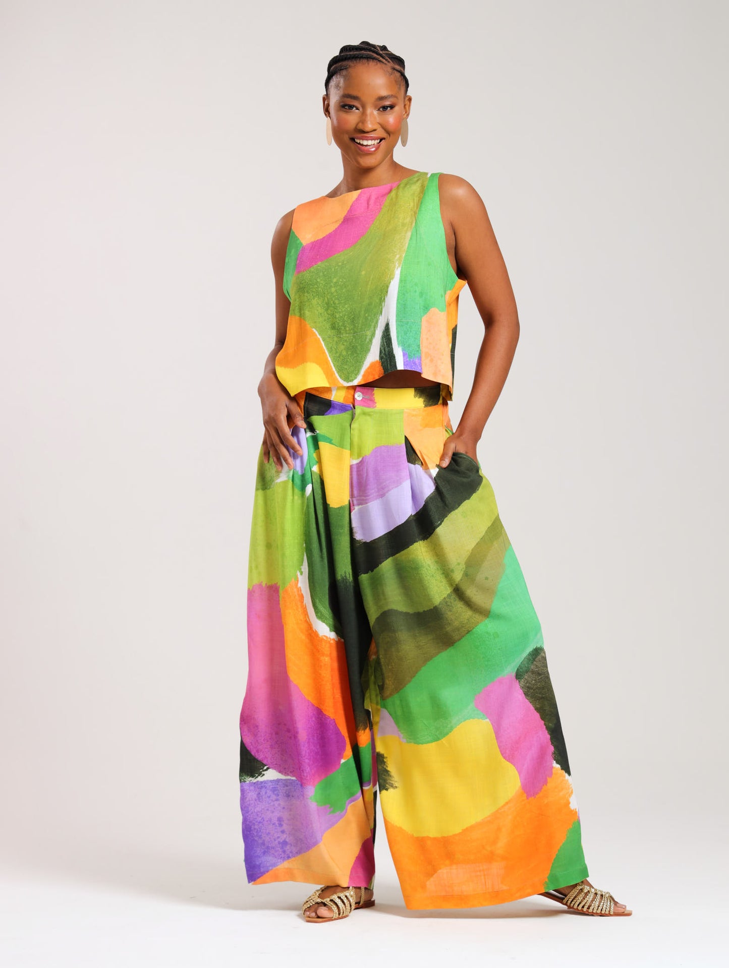 RELAXED TANK / BRUSHSTROKE