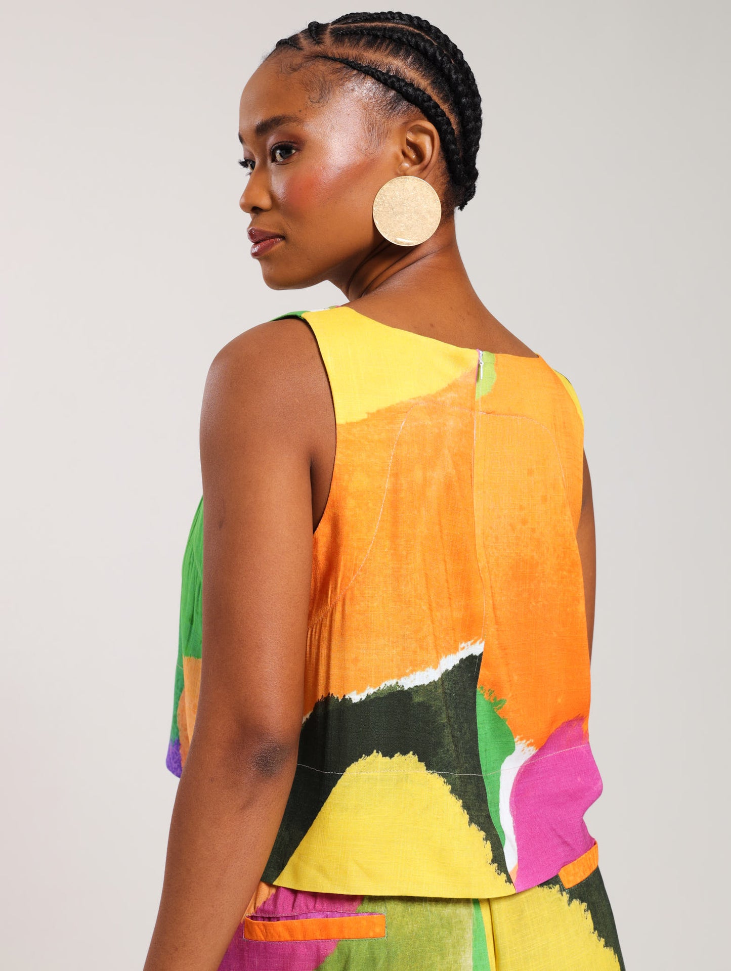 RELAXED TANK / BRUSHSTROKE