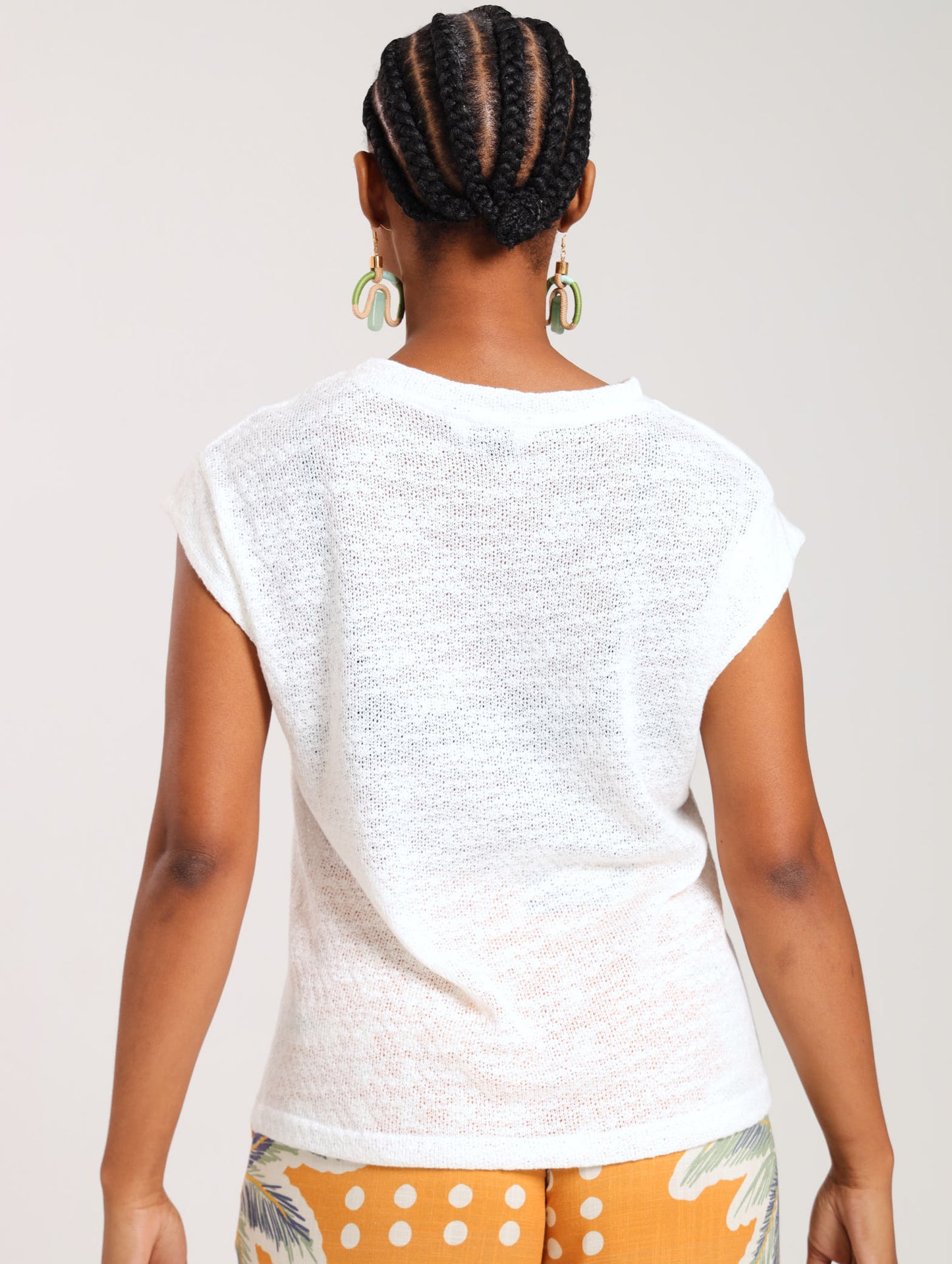 BOXY TEE / IVORY KNIT