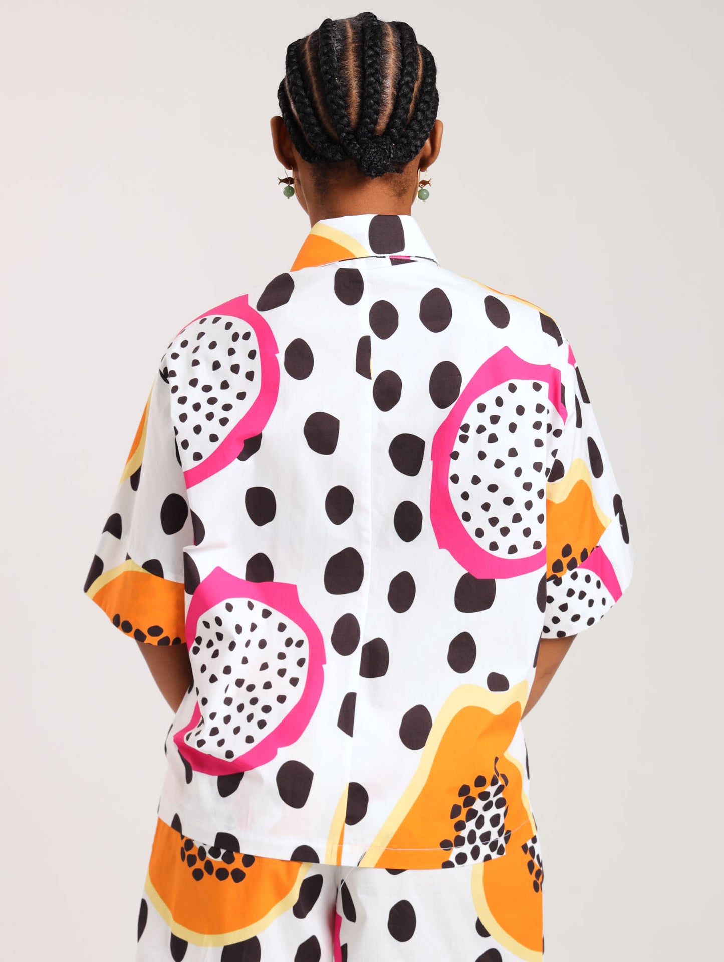 BOXY BOYFRIEND TOP / PAPAYA
