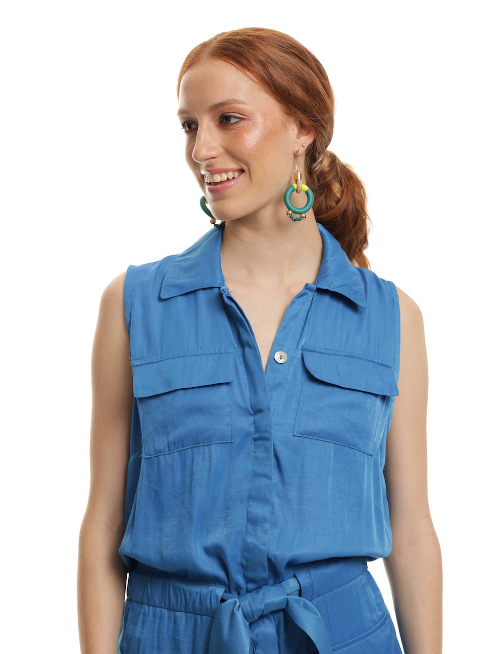 CARGO MIDI JUMPSUIT / SUPERSONIC