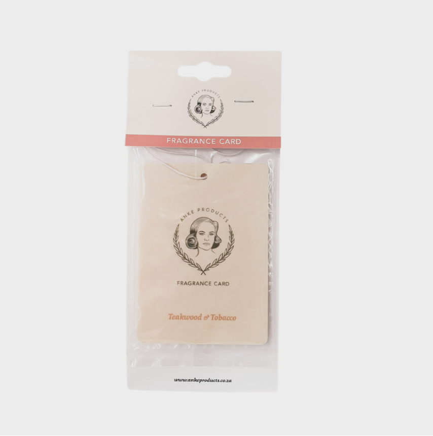 FRAGRANCE CARD / TOBACCO & T/WOOD