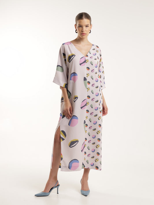 MAXI TUNIC / VIBRANT PATTERN