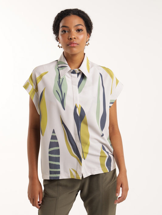 MANDARIN TOP / VIBRANT LEAF