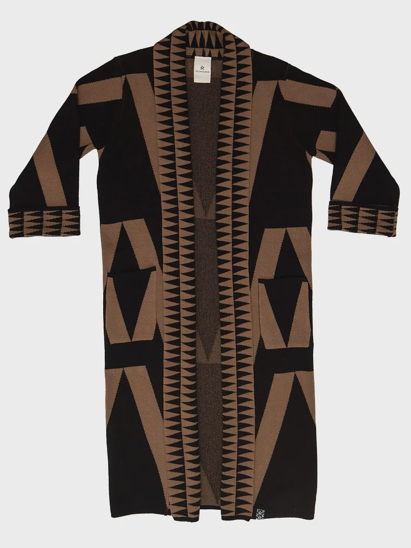 ROMARIA / GRAPHIC CINNAMON COAT