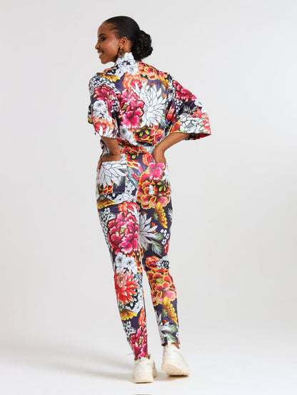 CIGAR PANTS / SAVANNA FLORA
