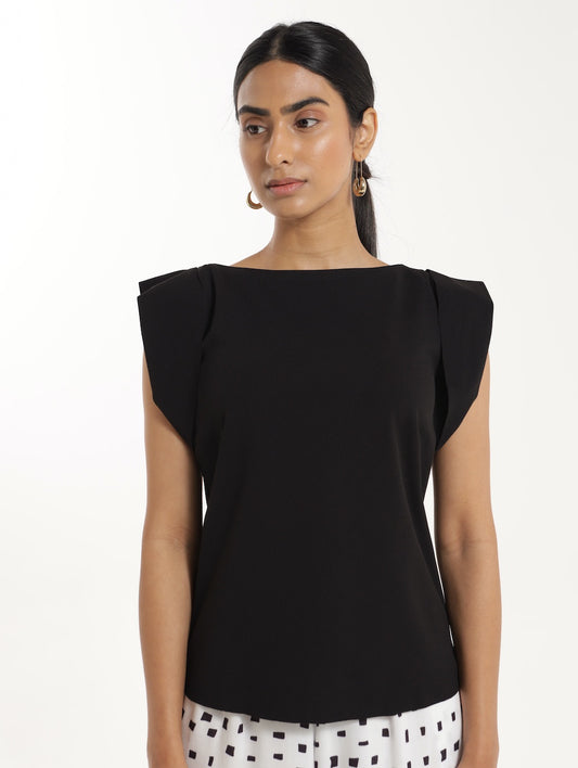 SLEEVELESS TANK / EBONY