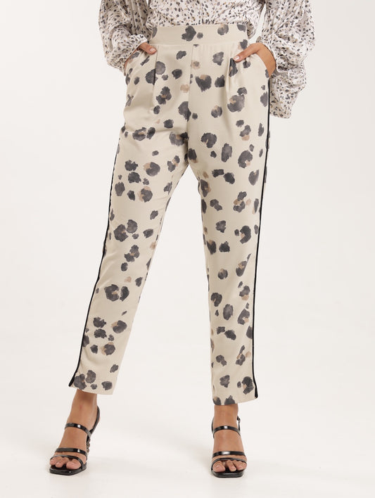 SPLIT HEM TAPERED PANTS / PANTHERA