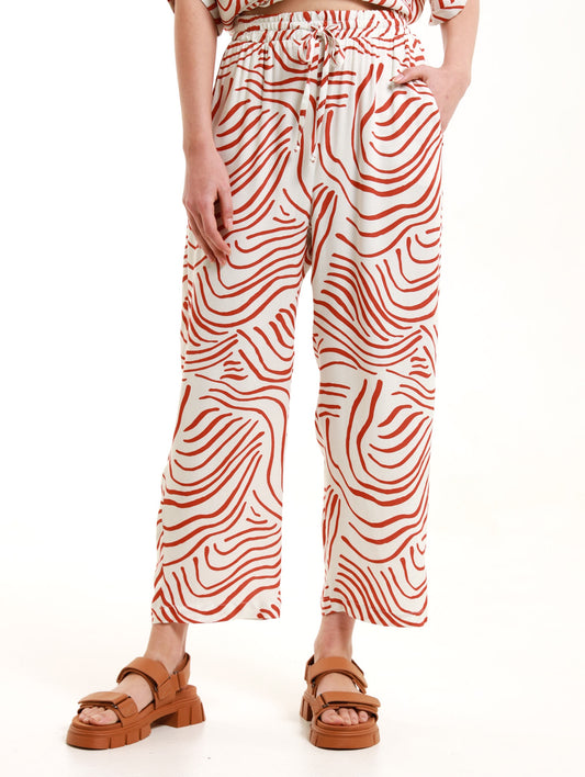 DRAWSTRING PALAZZO / TERRA WAVES