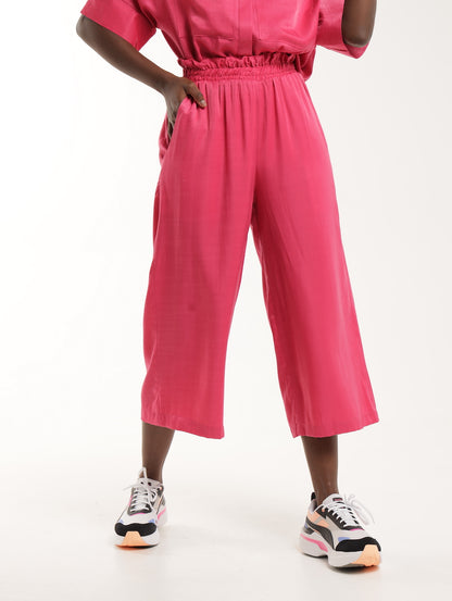 PAPERBAG CULOTTES / FUSCHIA