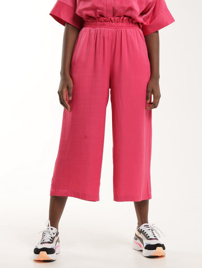 PAPERBAG CULOTTES / FUSCHIA