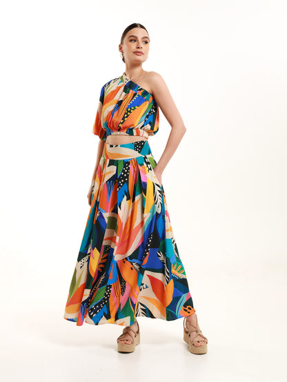 MAXI SKIRT / HELICONIA