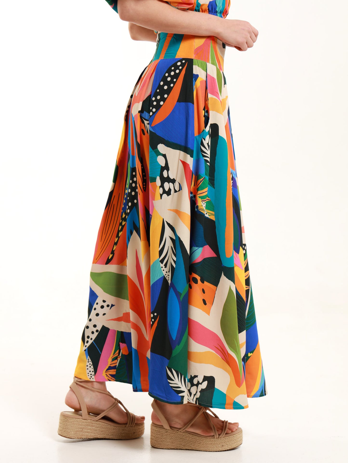 MAXI SKIRT / HELICONIA