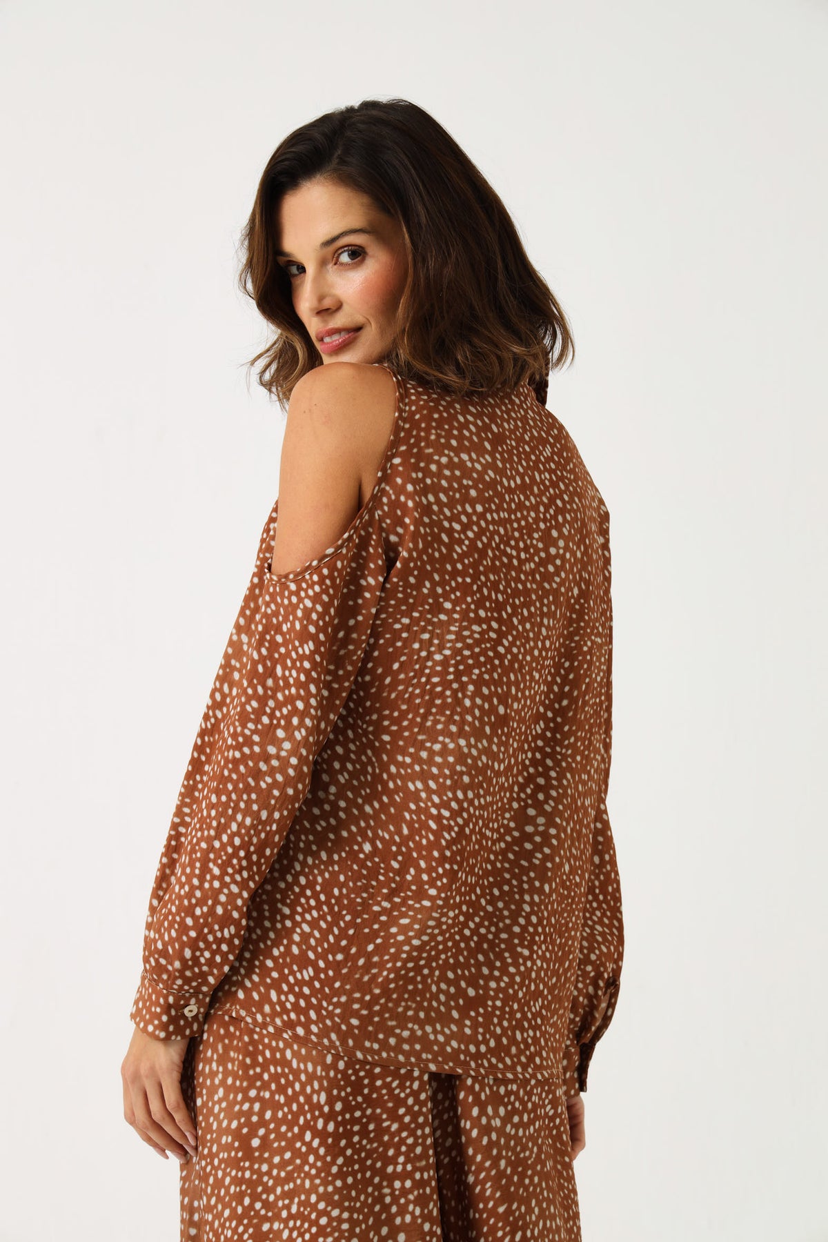 COLD SHOULDER TOP / TERRA WILD