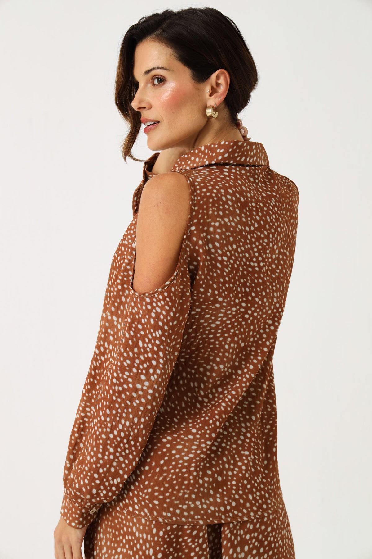 COLD SHOULDER TOP / TERRA WILD