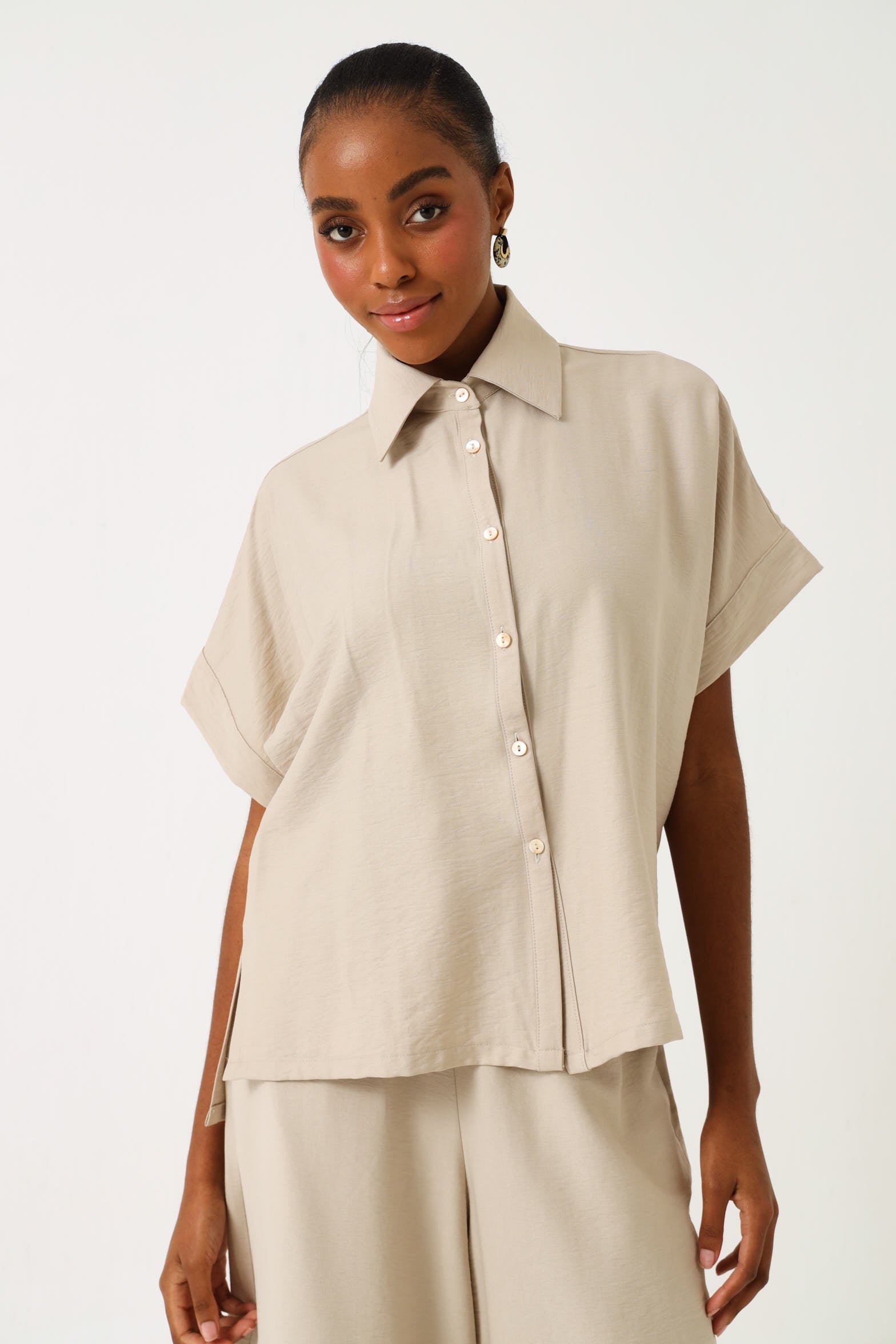 HI-LO TOP / OATMEAL