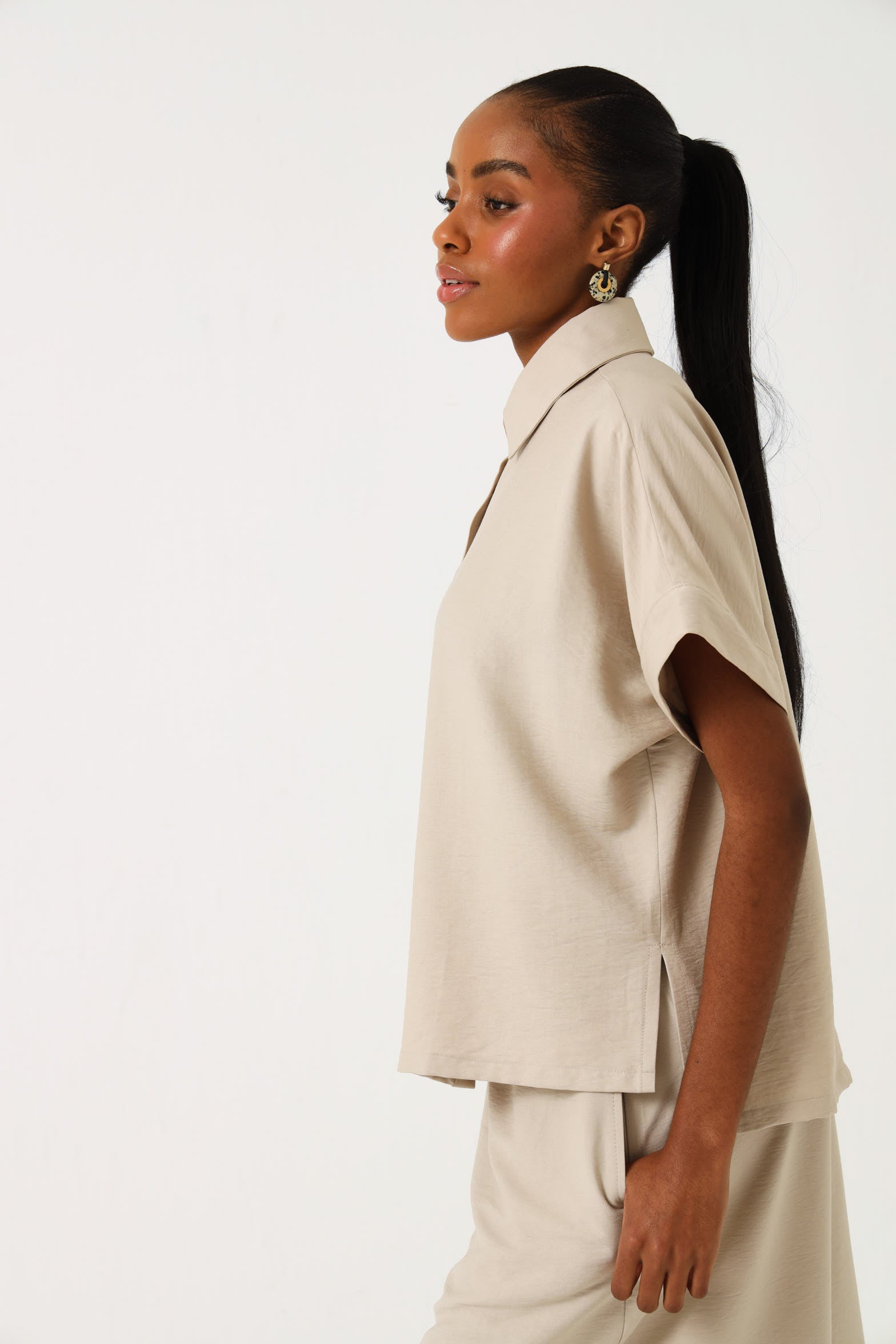 HI-LO TOP / OATMEAL