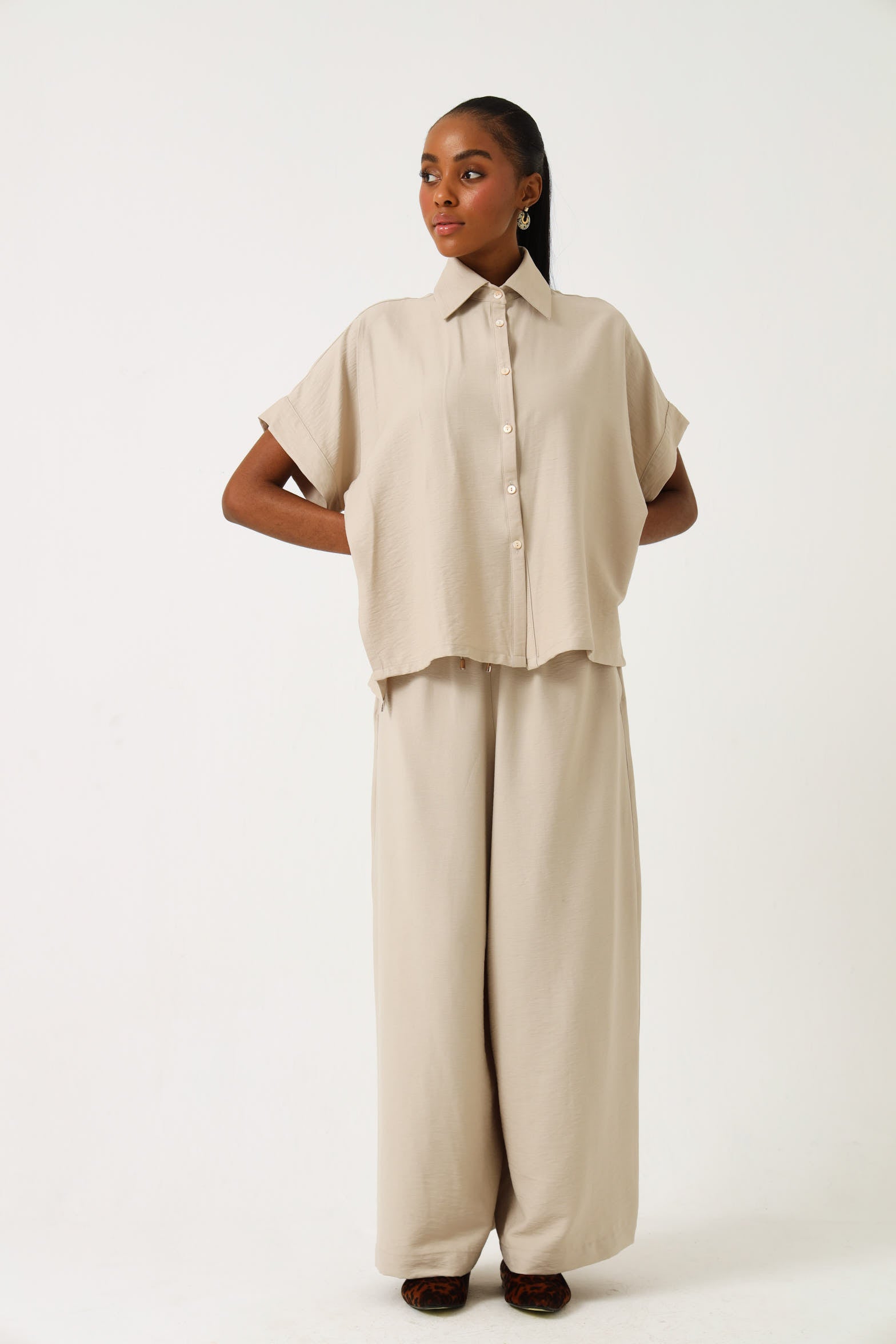 HI-LO TOP / OATMEAL