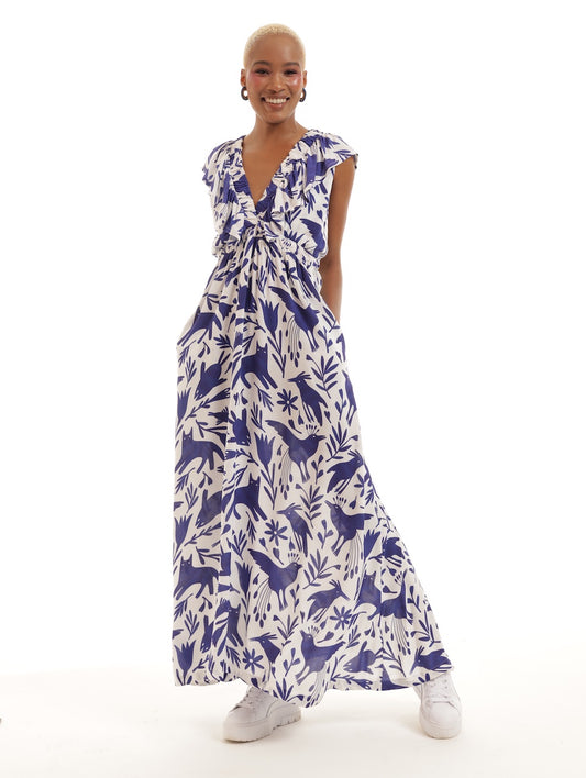 V-NECK RUFFLE / OTOMI