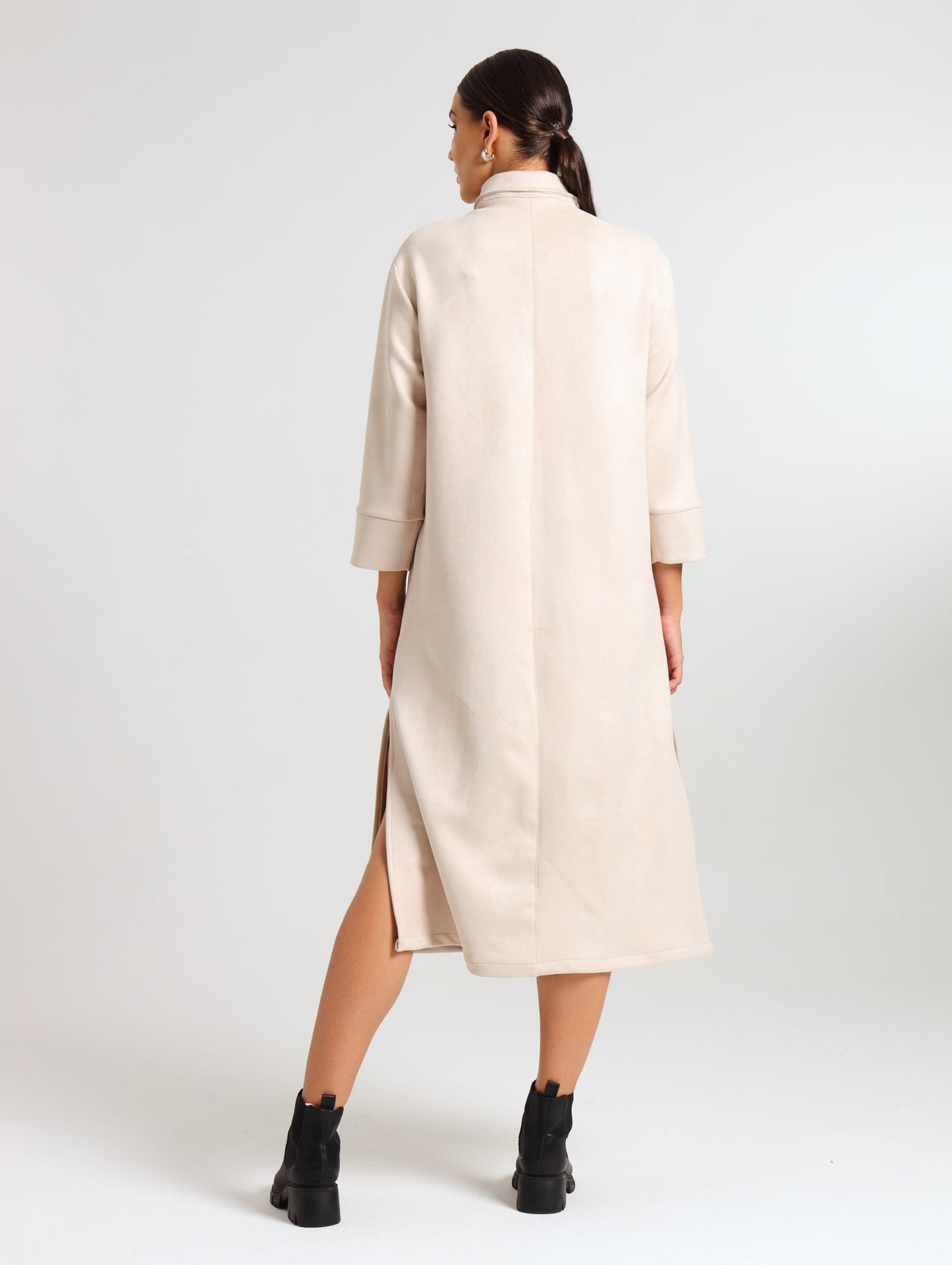 MAXI SHIRTDESS / OATMEAL