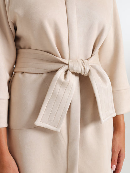 MAXI SHIRTDESS / OATMEAL