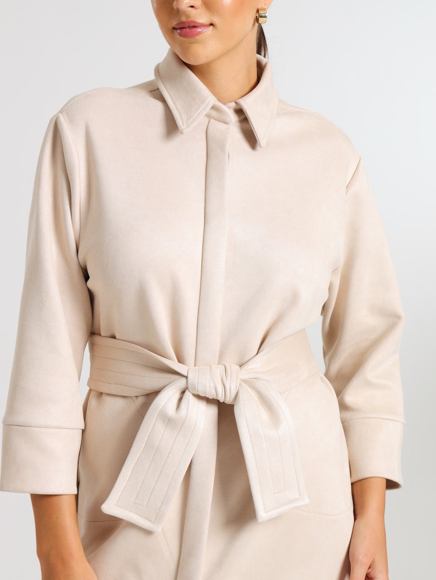 MAXI SHIRTDESS / OATMEAL