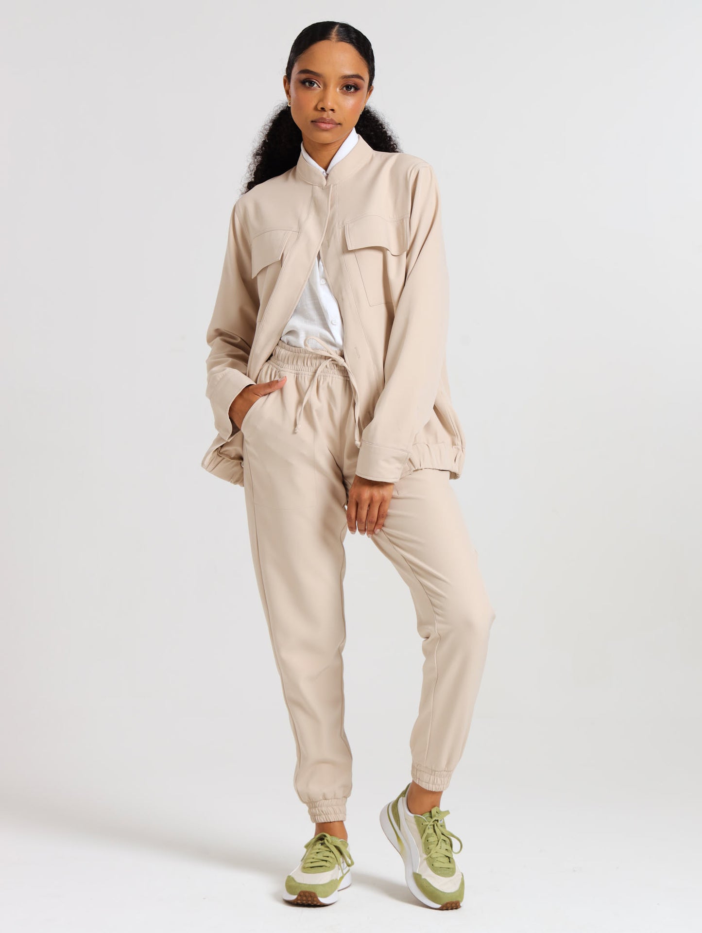 CARGO BOMBER JACKET / OATMEAL