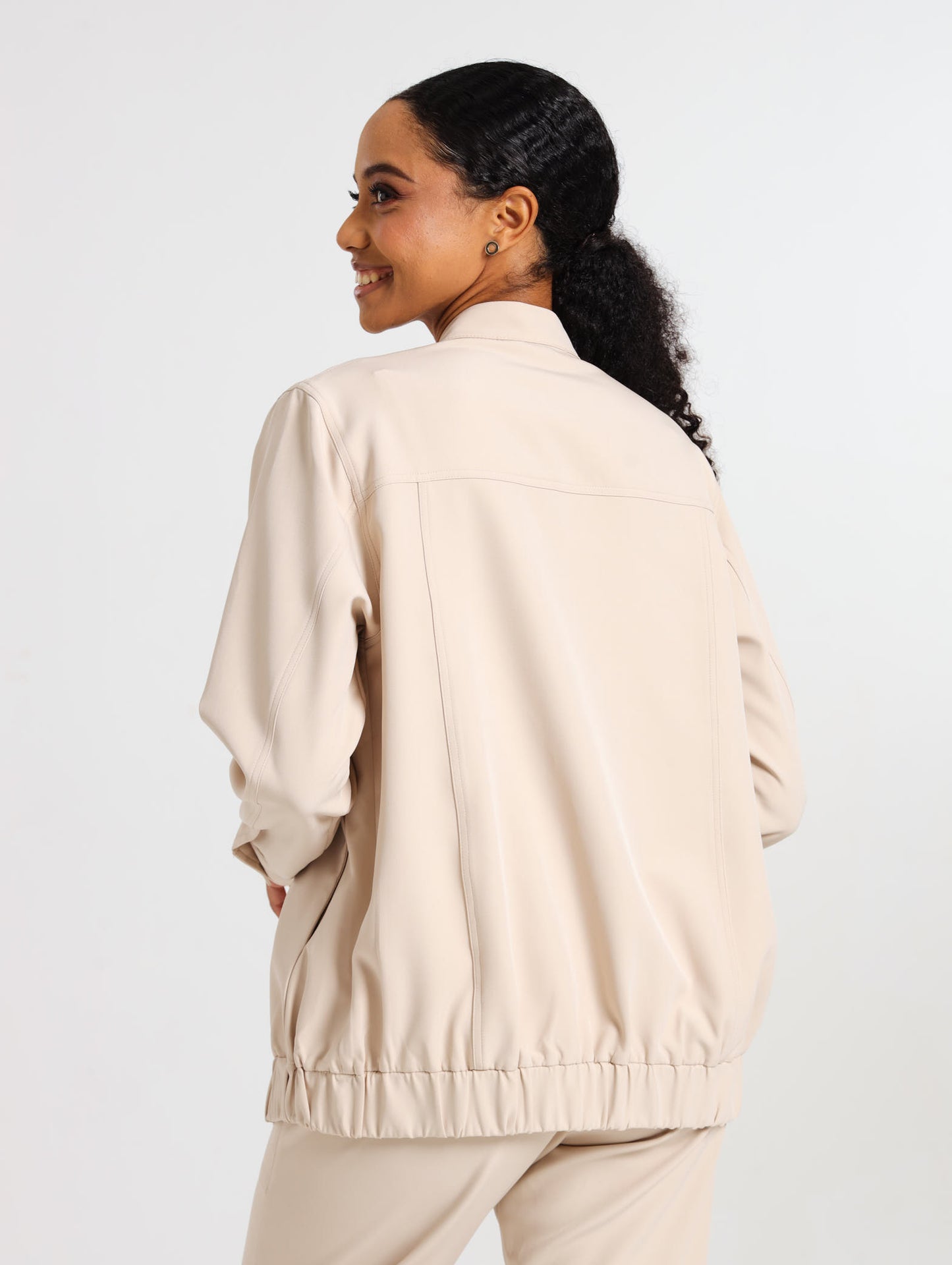 CARGO BOMBER JACKET / OATMEAL