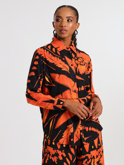 THE RESORT SHIRT / TERRA PALM