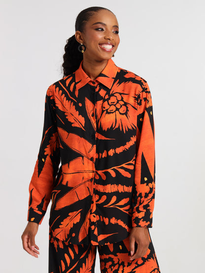 THE RESORT SHIRT / TERRA PALM