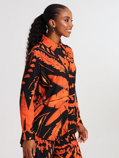 THE RESORT SHIRT / TERRA PALM